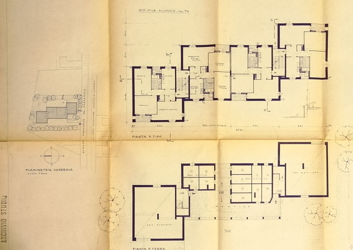 04 Vito e Gustavo Latis Edificio residenziale Ina Casa Iacp 1958